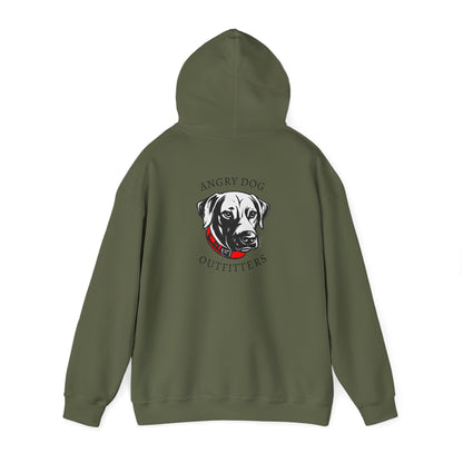 Angry Dog Logo - Unixes Hoodie