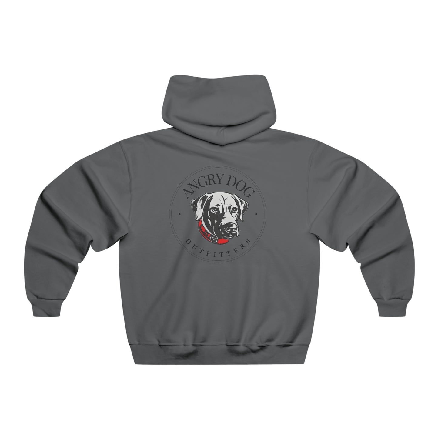 Angry Dog Outfitters Logo Sweatshirt on NuBlend Hoodie - Men's