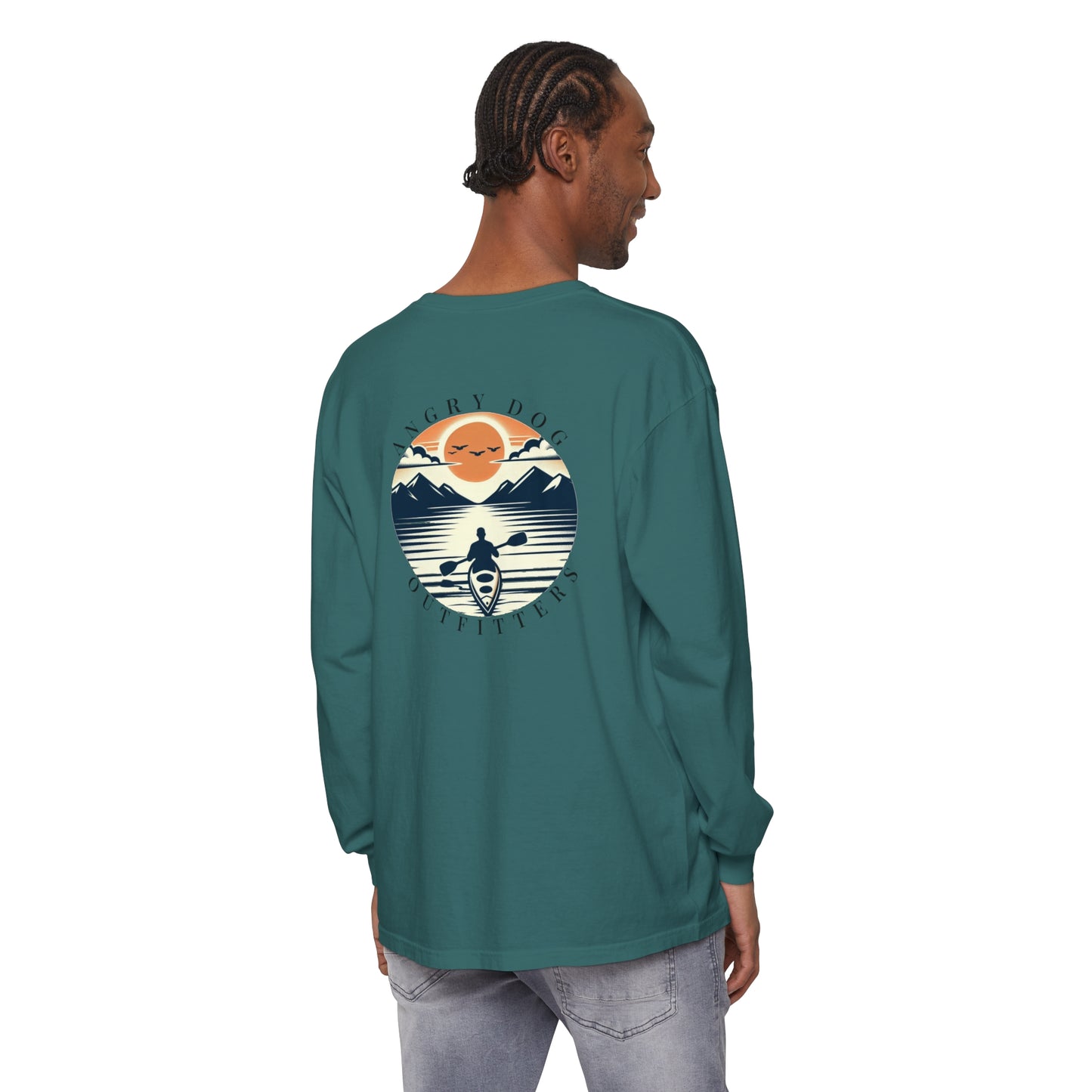 Tranquil Kayaker Unisex Long Sleeve Tee