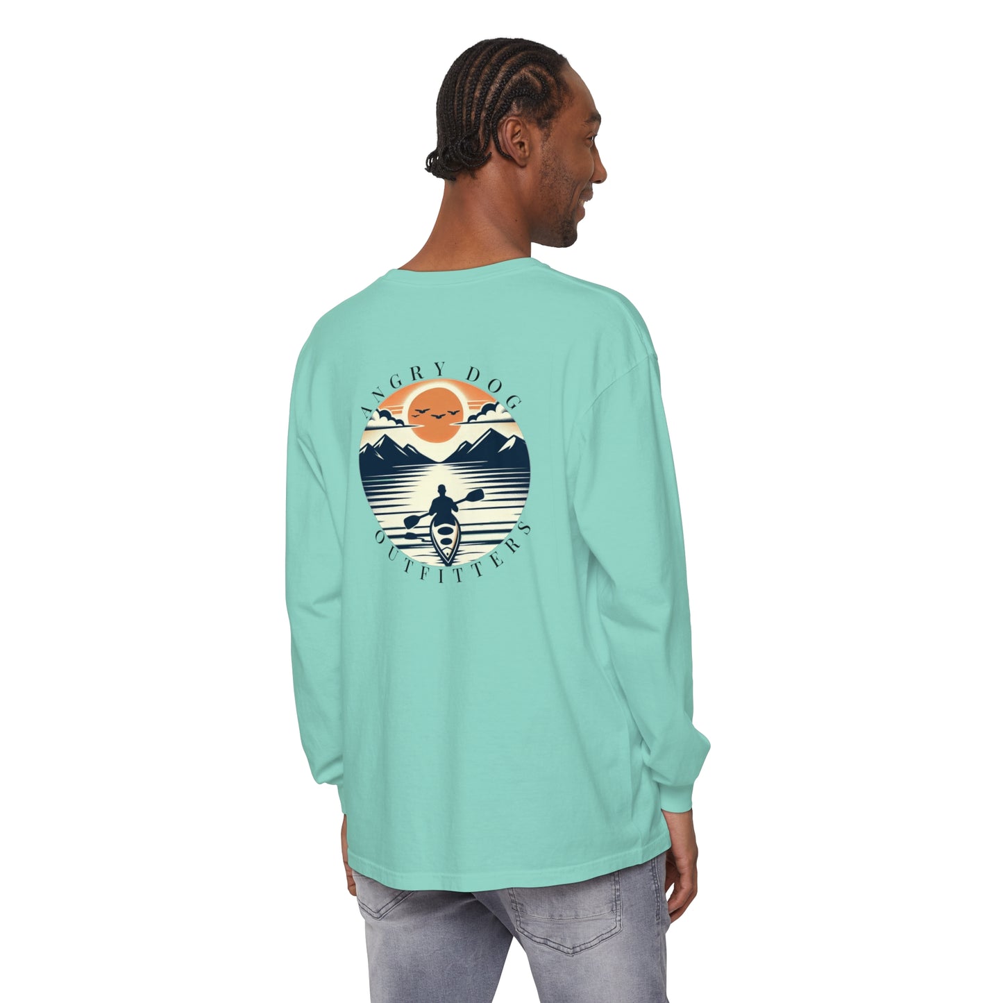 Tranquil Kayaker Unisex Long Sleeve Tee