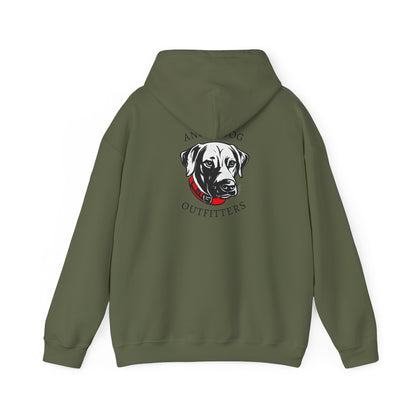 Angry Dog Logo - Unixes Hoodie