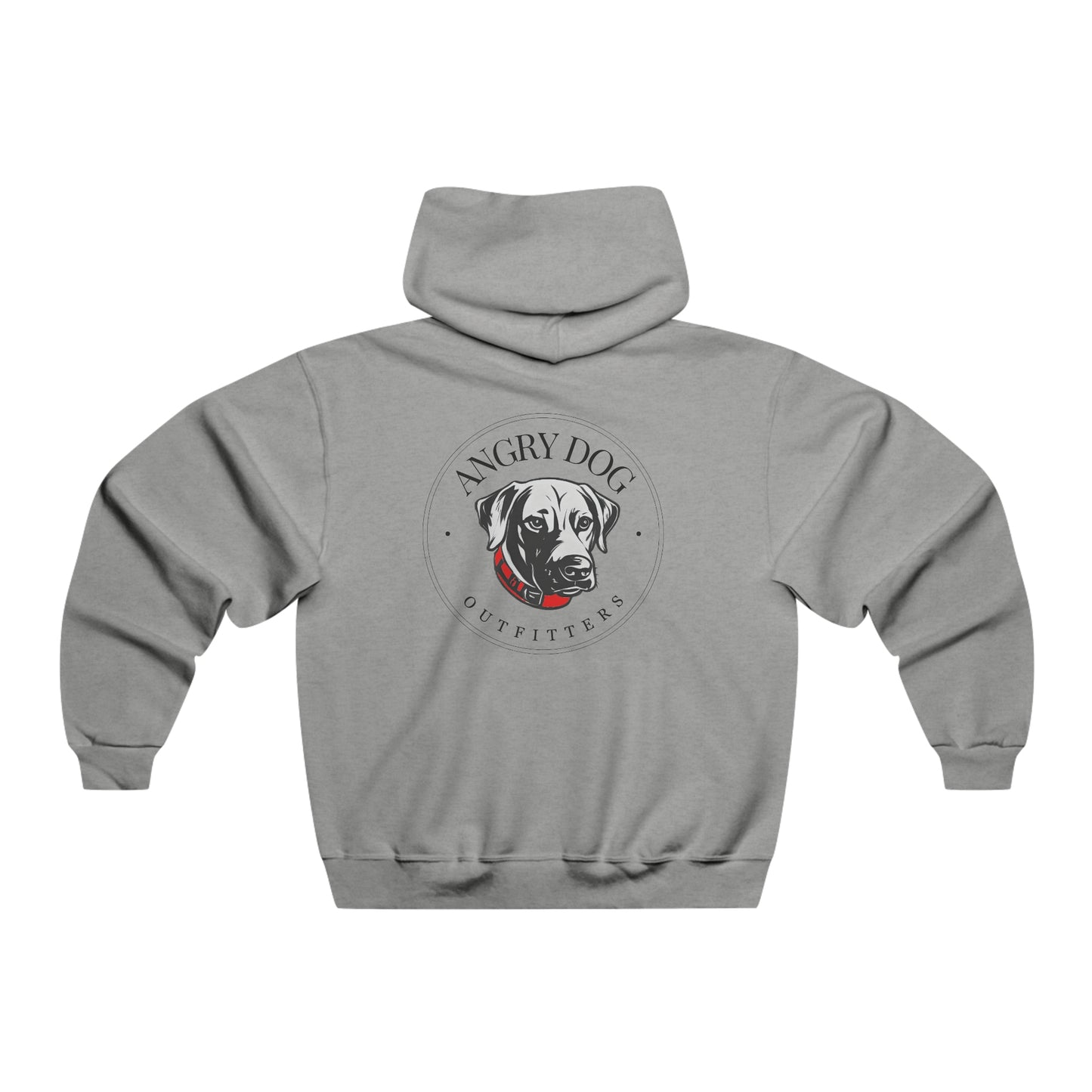 Angry Dog Outfitters Logo Sweatshirt on NuBlend Hoodie - Men's