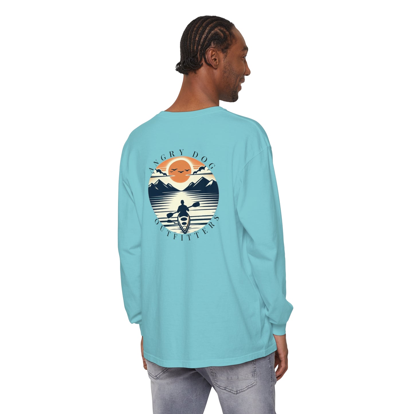 Tranquil Kayaker Unisex Long Sleeve Tee